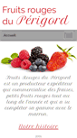 Mobile Screenshot of fruitsrougesduperigord.com