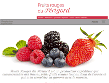 Tablet Screenshot of fruitsrougesduperigord.com